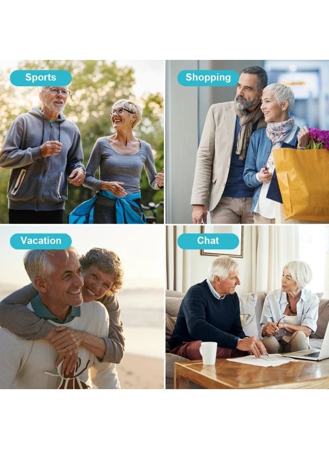 Rechargeable Hearing Aid for Hearing Loss, Digital Noise Cancelling Hearing Amplifier with Volume Control, Comfortable Behind The Ear Hearing Aid for Seniors - Image 3